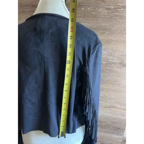 Chelsea & Violet Cardigan Women Sz S Fringe Cardigan Western Bohemian Festival - Picture 6 of 9